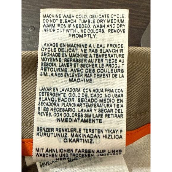 Dockers D3 Signature Khaki Mens 40x30 Classic Straight Leg Brown Pant Flat Front - Picture 7 of 7